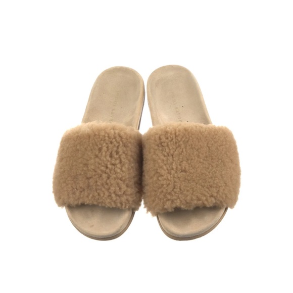 Jenni Kayne Shoes - Jenni Kayne Shearling Slide Sandals